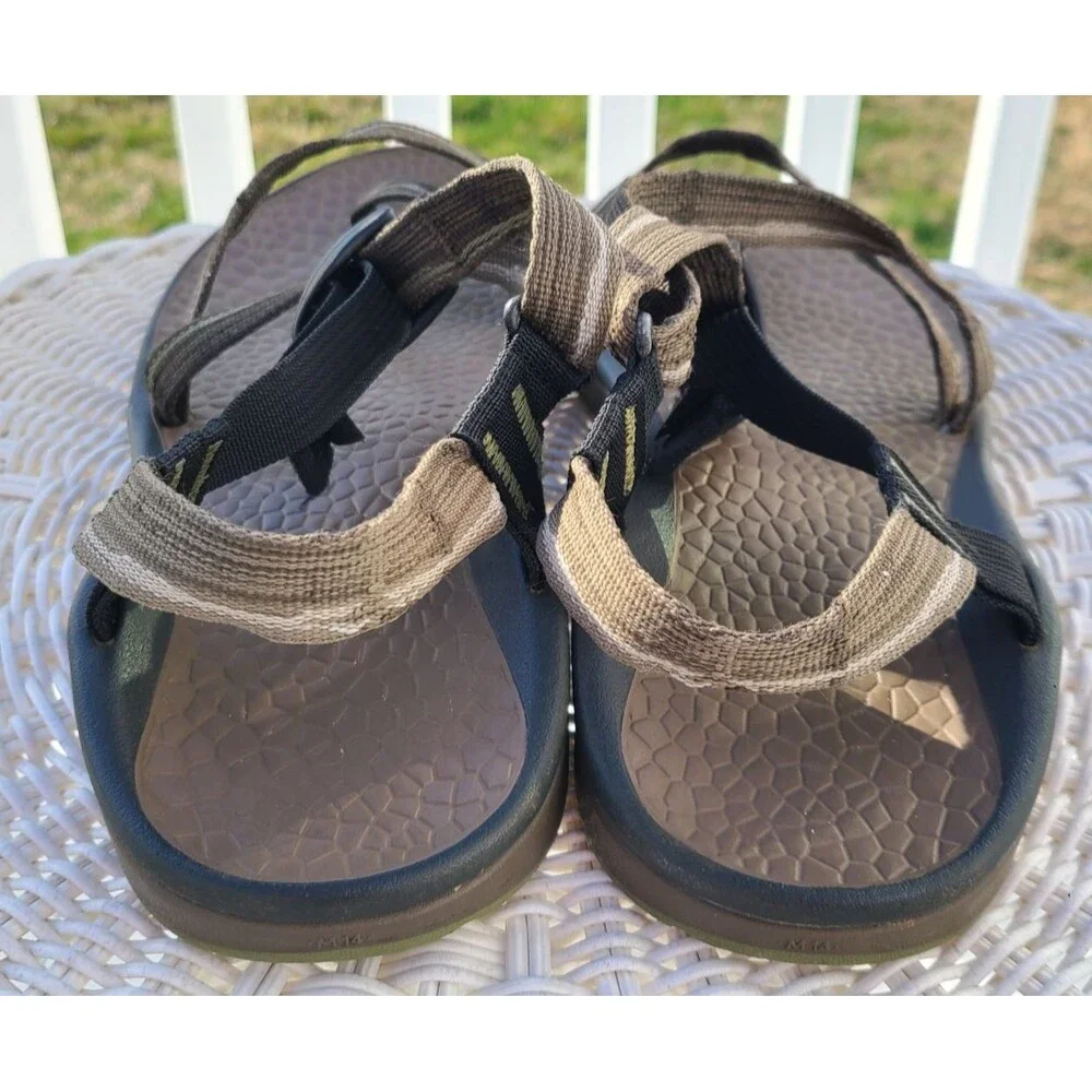 Chaco Men’s Sandals Olive Green Z/2 Classic Adjustable Strap Hiking Kayak M 14